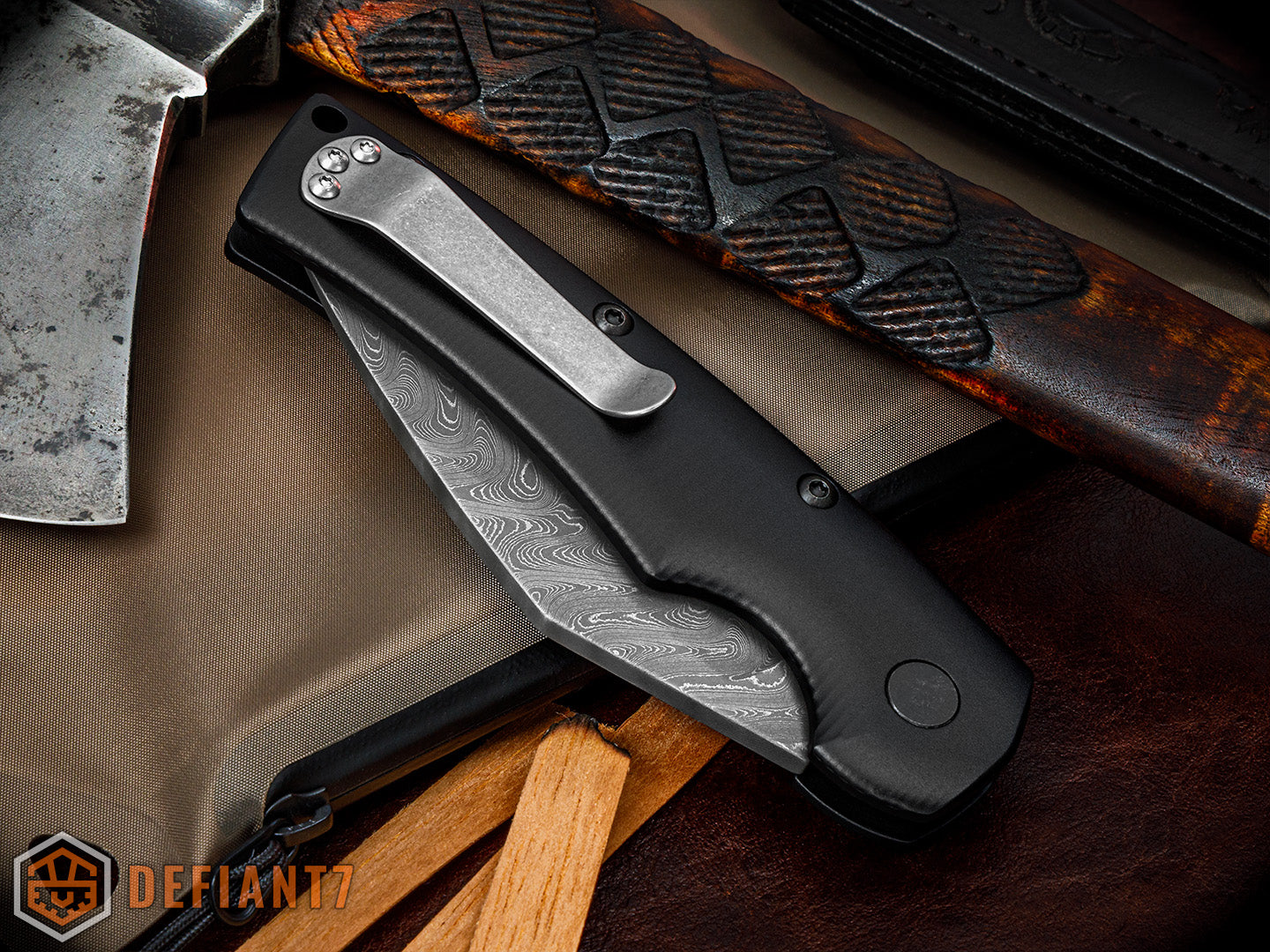Seax - Boomerang Damascus